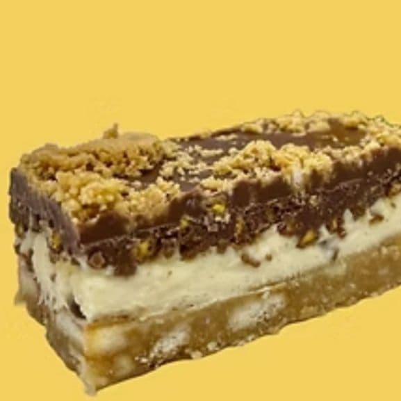 Toffee Honey Comb with Happy Time Slice