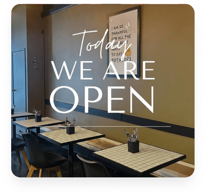 Spud Co restaurant open